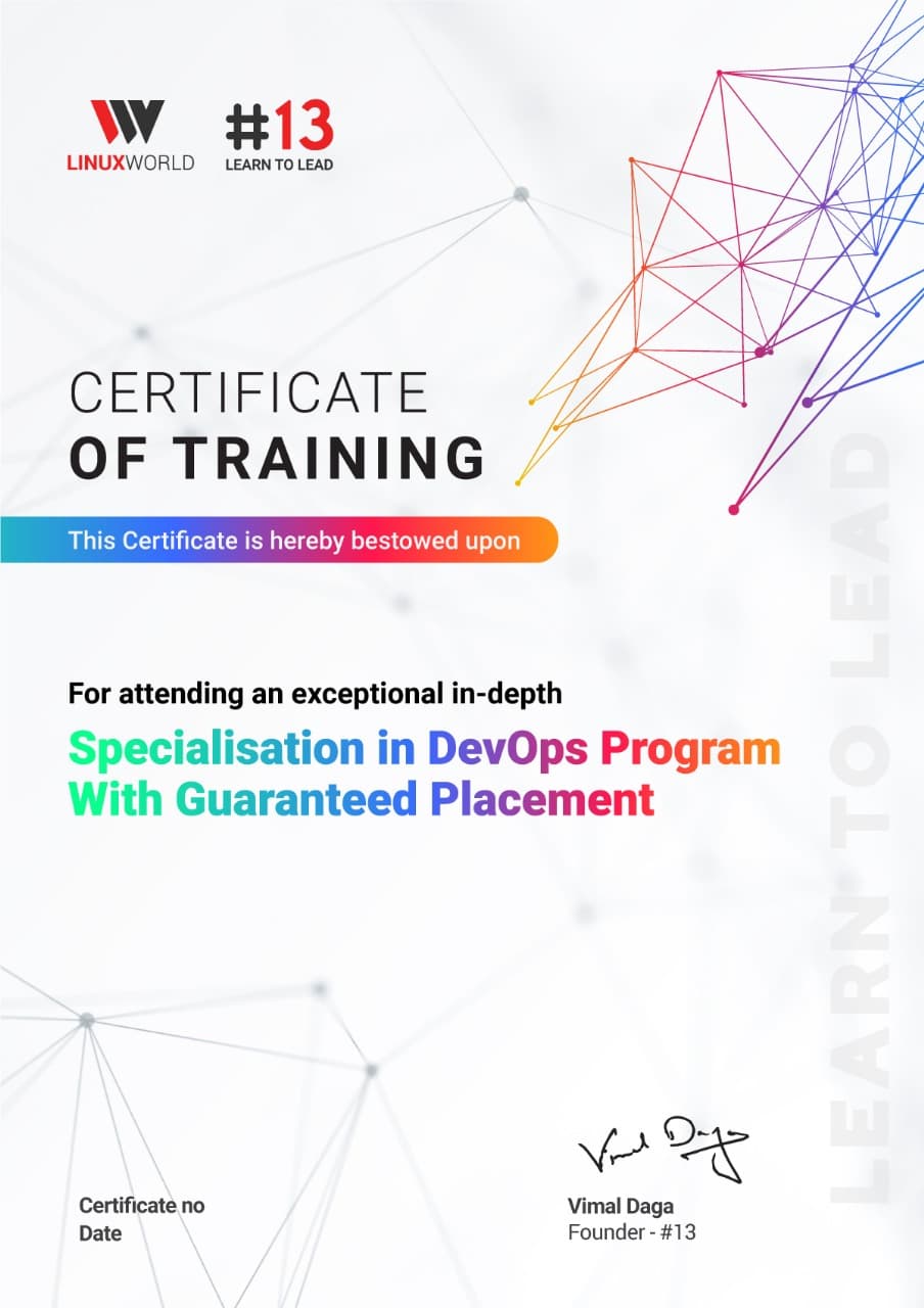 LinuxWorld Certificate